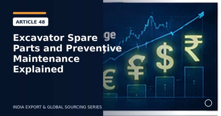 Excavator Spare Parts and Preventive Maintenance Explained